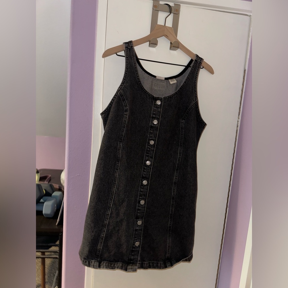 Levi's Black Denim Mini Dress